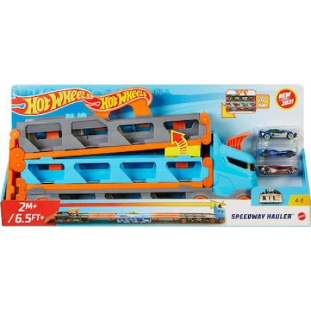 Mattel Σετ Φορτηγό Hot Wheels Speedway Hauler για 4+ Ετών