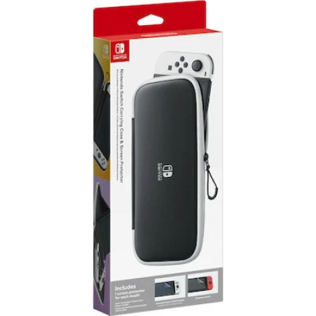 Nintendo Carrying Case & Screen Protector για Κονσόλα Switch / Switch OLED Black & White