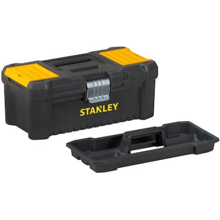 Stanley Essential Εργαλειοθήκη Χειρός Πλαστική με Ταμπακιέρα Π40.6xB21xΥ19.5cm