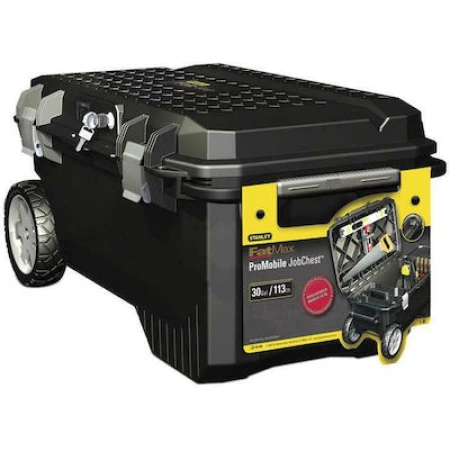 Stanley FatMax Pro Mobile Job Chest Τροχήλατο Πλαστικό Μπαούλο Μεταφοράς και Αποθήκευσης Εργαλείων Π91xB51.6xΥ43.1cm 1-94-850