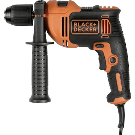 Black & Decker Κρουστικό Δράπανο 710W με 2x Τρυπάνια 6mm & 2x Τρυπάνια 8mm