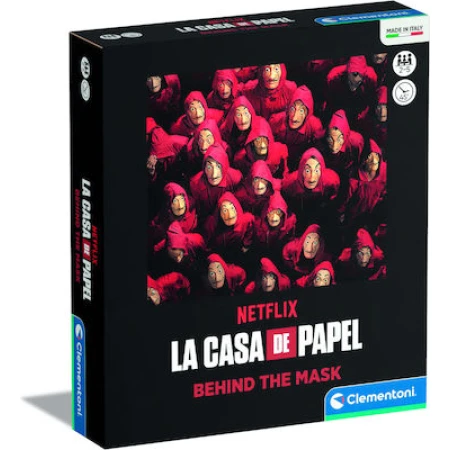 Clementoni Επιτραπέζιο Παιχνίδι La Casa de Papel - Behind The Mask για 2-5 Παίκτες 18+ Ετών
