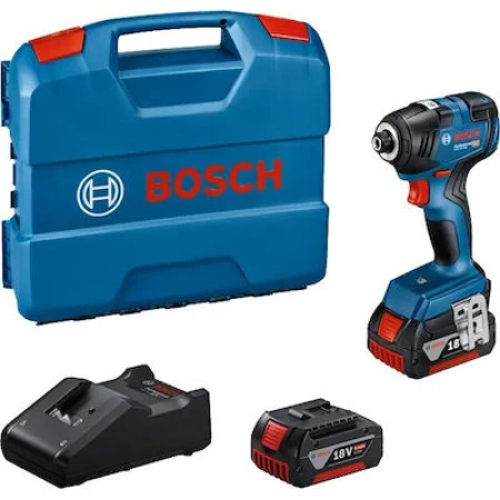 Bosch GDR 18V-200 Παλμικό Κατσαβίδι Μπαταρίας 18V 2x4Ah