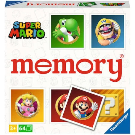 Ravensburger Επιτραπέζιο Παιχνίδι Super Mario Memory για 2-8 Παίκτες 3+ Ετών