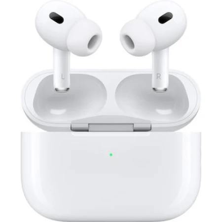Apple AirPods Pro (2nd generation) with MagSafe Charging Case (USB‑C) In-ear Bluetooth Handsfree Ακουστικά με Αντοχή στον Ιδρώτα και Θήκη Φόρτισης Λευκά