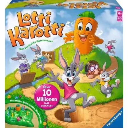 Ravensburger Επιτραπέζιο Παιχνίδι The Twisted Rabbit Race για 2-6 Παίκτες 4+ Ετών