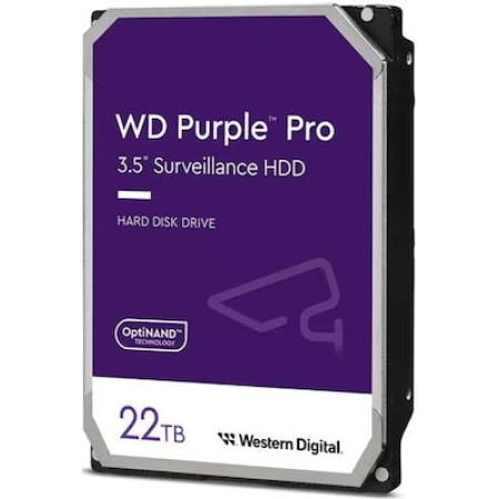 Western Digital Purple Pro Surveillance 18TB HDD Σκληρός Δίσκος 3.5" SATA III 7200rpm με 512MB Cache για Καταγραφικό