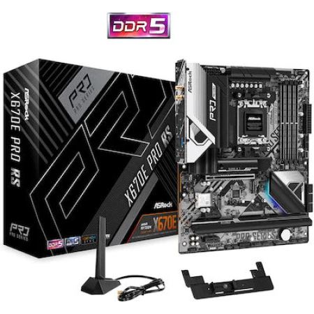 ASRock X670E Pro RS Wi-Fi Motherboard ATX με AMD AM5 Socket