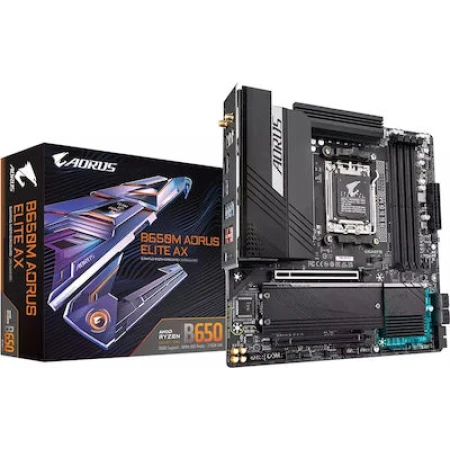 Gigabyte B650M Aorus Elite AX (rev. 1.x) Wi-Fi Motherboard Micro ATX με AMD AM5 Socket