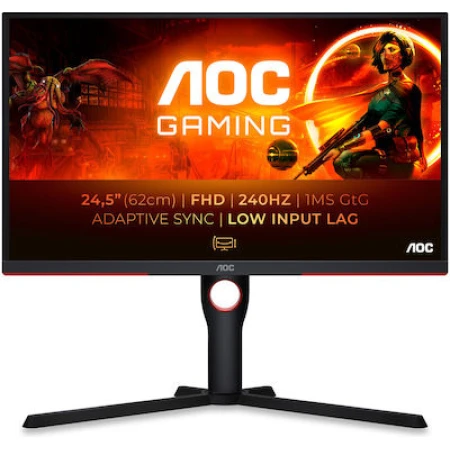 AOC 25G3ZM/BK VA Gaming Monitor 24.5" FHD 1920x1080 240Hz με Χρόνο Απόκρισης 1ms GTG