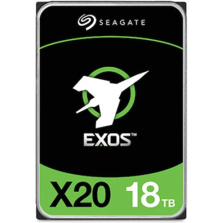 Seagate Exos X20 18TB HDD Σκληρός Δίσκος 3.5" SATA III 7200rpm με 256MB Cache για Server