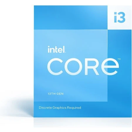 Intel Core i3-13100F 3.4GHz Επεξεργαστής 4 Πυρήνων για Socket 1700 σε Κουτί
