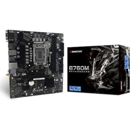 Biostar B760MX2-E D4 Ver. 6.0 Motherboard Micro ATX με Intel 1700 Socket
