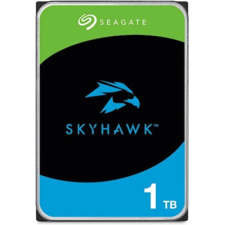 Seagate SkyHawk 1TB HDD Σκληρός Δίσκος 3.5" SATA III 5400rpm με 256MB Cache για Desktop / Καταγραφικό
