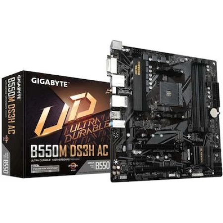Gigabyte B550M DS3H AC (rev. 1.0) Wi-Fi Motherboard Micro ATX με AMD AM4 Socket