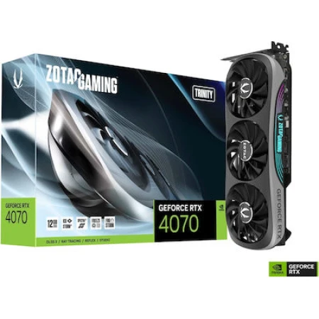 Zotac GeForce RTX 4070 12GB GDDR6X Trinity Κάρτα Γραφικών