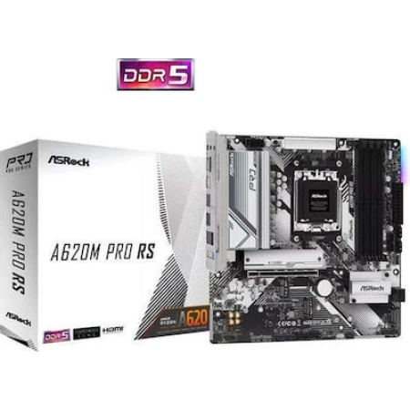 ASRock A620M Pro RS Motherboard Micro ATX με AMD AM5 Socket