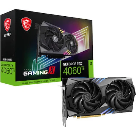 MSI GeForce RTX 4060 Ti 8GB GDDR6 GAMING X Κάρτα Γραφικών