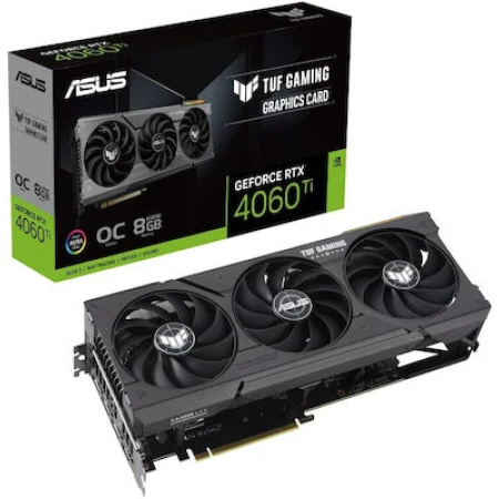 Asus GeForce RTX 4060 Ti 8GB GDDR6 TUF Gaming OC Κάρτα Γραφικών