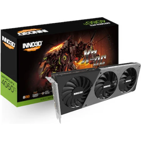 Inno 3D GeForce RTX 4060 Ti 8GB GDDR6 X3 OC Κάρτα Γραφικών