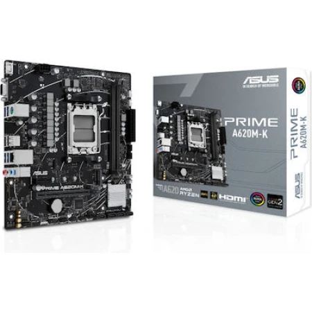 Asus Prime A620M-K Motherboard Micro ATX με AMD AM5 Socket