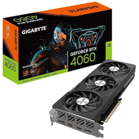 Gigabyte GeForce RTX 4060 8GB GDDR6 Gaming OC Κάρτα Γραφικών