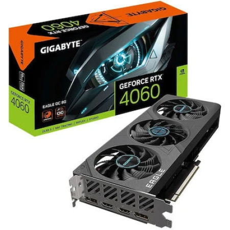 Gigabyte GeForce RTX 4060 8GB GDDR6 Eagle OC Κάρτα Γραφικών