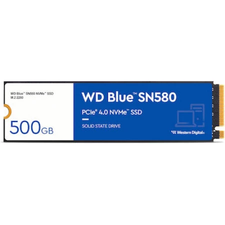 Western Digital Blue SN580 SSD 500GB M.2 NVMe PCI Express 4.0