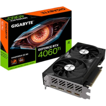 Gigabyte GeForce RTX 4060 Ti 8GB GDDR6 Windforce OC Κάρτα Γραφικών