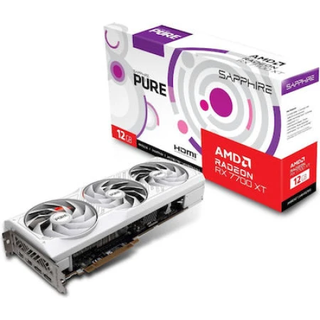 Sapphire Radeon RX 7700 XT 12GB GDDR6 Pure OC Κάρτα Γραφικών