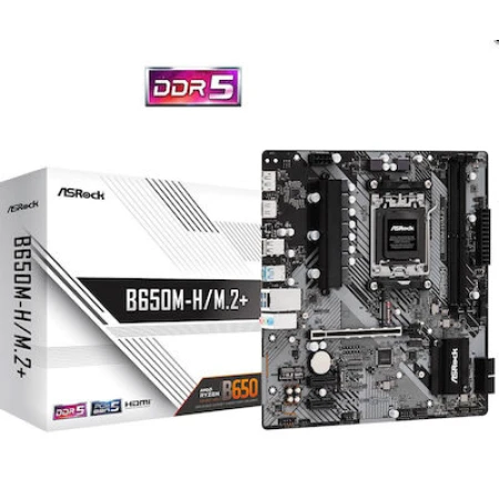 ASRock B650M-H/M.2+ Motherboard Micro ATX με AMD AM5 Socket