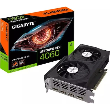 Gigabyte GeForce RTX 4060 8GB GDDR6 Windforce OC Κάρτα Γραφικών