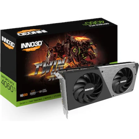 Inno 3D GeForce RTX 4060 Ti 16GB GDDR6 Twin X2 Κάρτα Γραφικών
