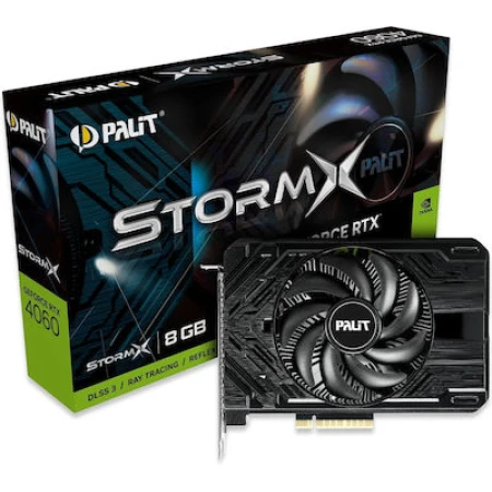 Palit GeForce RTX 4060 8GB GDDR6 StormX Κάρτα Γραφικών