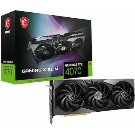 MSI GeForce RTX 4070 12GB GDDR6X Gaming X Slim Κάρτα Γραφικών