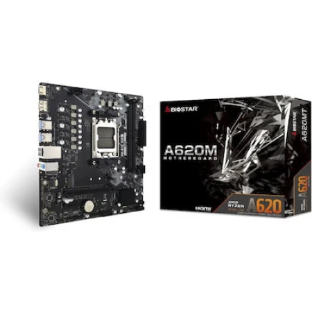 Biostar A620MT Ver. 6.0 Motherboard Micro ATX με AMD AM5 Socket