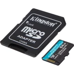 Kingston Canvas Go! Plus microSDXC 64GB Class 10 U3 V30 A2 UHS-I με αντάπτορα - Image 2