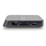 Digitus USB-C Docking Station Κινητού σε Μαύρο χρώμα - Image 5