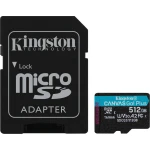 Kingston Canvas Go! Plus microSDXC 512GB Class 10 U3 V30 A2 UHS-I με αντάπτορα - Image 2