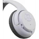 Esperanza EH163 Libero Ασύρματα Bluetooth On Ear Ακουστικά με 4 ώρες Λειτουργίας Λευκά - Image 2