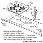 Siemens EN6B6PB90 Εστία Υγραερίου Αυτόνομη 59x52εκ. - Image 6
