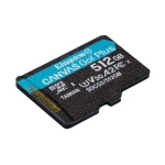 Kingston Canvas Go! Plus microSDXC 512GB Class 10 U3 V30 A2 UHS-I με αντάπτορα - Image 3