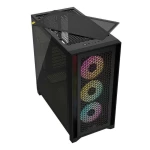 Corsair 4000D RGB Airflow Gaming Midi Tower Κουτί Υπολογιστή με Πλαϊνό Παράθυρο Μαύρο - Image 2