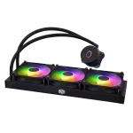 CoolerMaster MasterLiquid 360L Core Υδρόψυξη Επεξεργαστή Τριπλού Ανεμιστήρα 120mm για Socket AM4/AM5/1700/1200/115x με ARGB Φωτισμό - Image 2