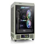 Thermaltake The Tower 200 Mini Chassis Gaming Mini Tower Κουτί Υπολογιστή με Πλαϊνό Παράθυρο Matcha Green - Image 3