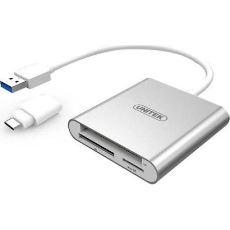 Unitek USB3.0 to Multi-In-One Aluminium Card Reader