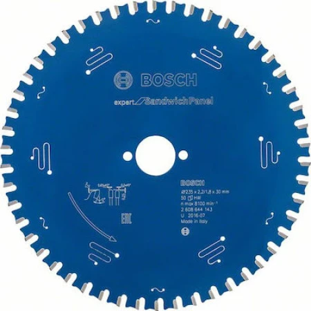 Bosch 2608644143 Δίσκος Κοπής για Πάνελ 235mm με 50 Δόντια