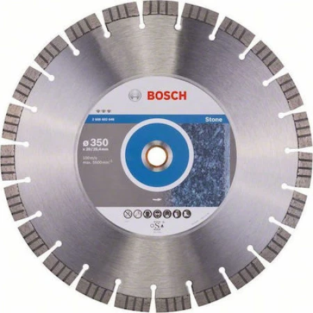Bosch Διαμαντόδισκος Κοπής Best for Stone 350mm 2608602648 1τμχ
