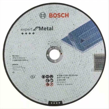 Bosch Δίσκος Κοπής Μετάλλου Expert for Metal 230mm 2608600324 1τμχ