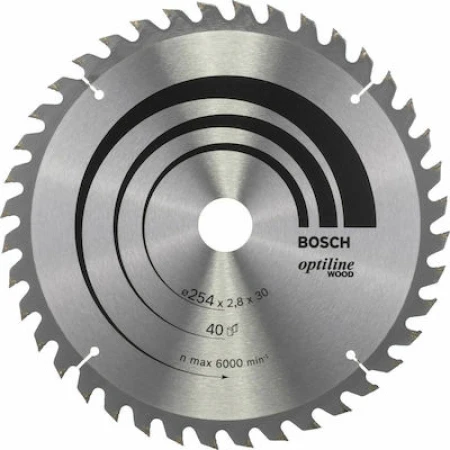 Bosch Saw Blade OP WO B 254x30-40 2608640443
